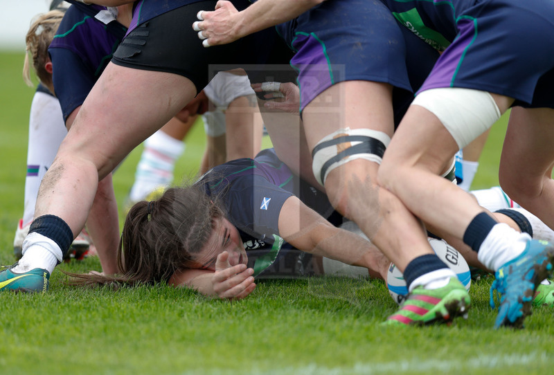 Test Match Donne Novembre 2018, Calvisano (BS), Pata Stadium, 4-11-2018, Italia Femminile v Scozia Femminile. Helen Nelson mette l\