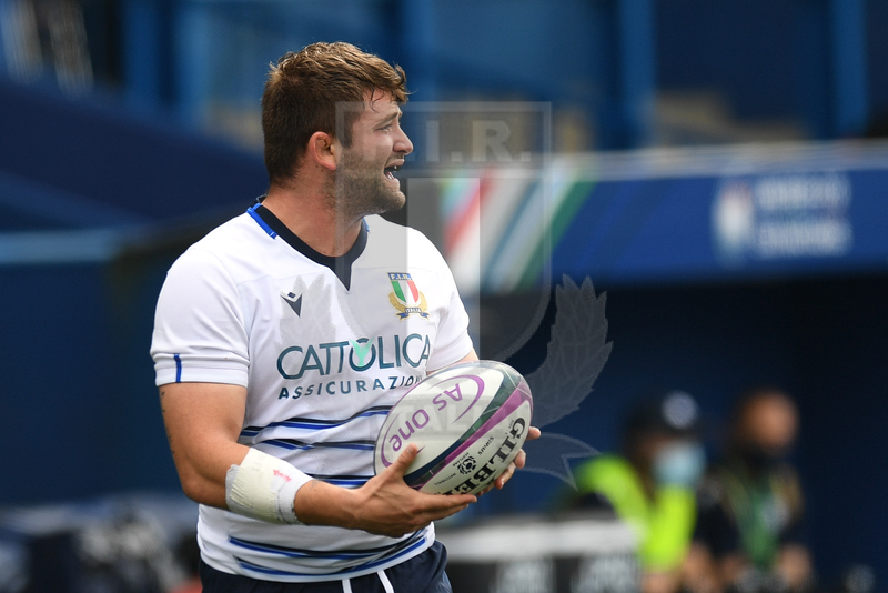 Guinness Sei Nazioni U20 2021, Cardiff, Arms Park 01/07/2021, Italia U20 v Scozia U20, Matteo Baldelli.