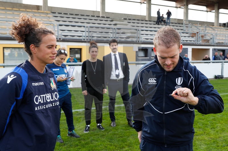 Test Match Donne Novembre 2018, Calvisano (BS), Pata Stadium, 4-11-2018, Italia Femminile v Scozia Femminile. Emanuela Furlan con l\
