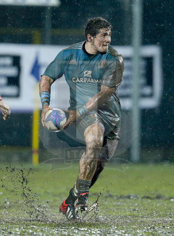 RBS 6 Nazioni U20 2013, Viterbo, Stadio Enrico Rocchi, 22-02-2013, Italia U20 v Galles U20. Tiziano Pasquali