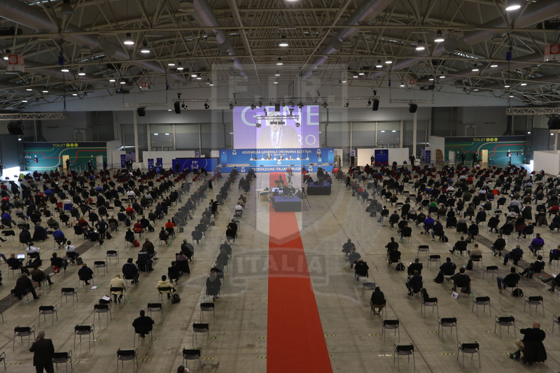 Assemblea generale ordinaria elettiva Fir, Roma, Nuova Fiera di Roma 13/03/2021. Foto Daniele Resini/Fotosportit