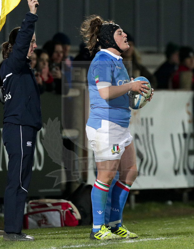 Guinness Sei Nazioni 2019 Donne, Round 3, Parma, Stadio Lanfranchi, 23/02/2019, Italia Donne v Irlanda Donne. Melissa Bettoni. Foto Roberto Bregani/Fotosportit