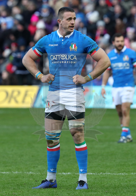 Guinness Sei Nazioni 2018, Round 1, Edimburgo, Murrayfield 02/02/2019, Scozia v Italia, Bram Steyn. Foto Daniele Resini/Fotosportit