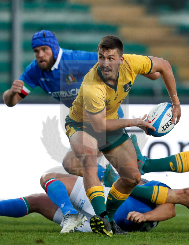 Cattolica Test Match 2018, Padova, Stadio Euganeo, 17-11-2018, Italia v Australia. Jake Gordon apre palla. Foto: Roberto Bregani / Fotosportit