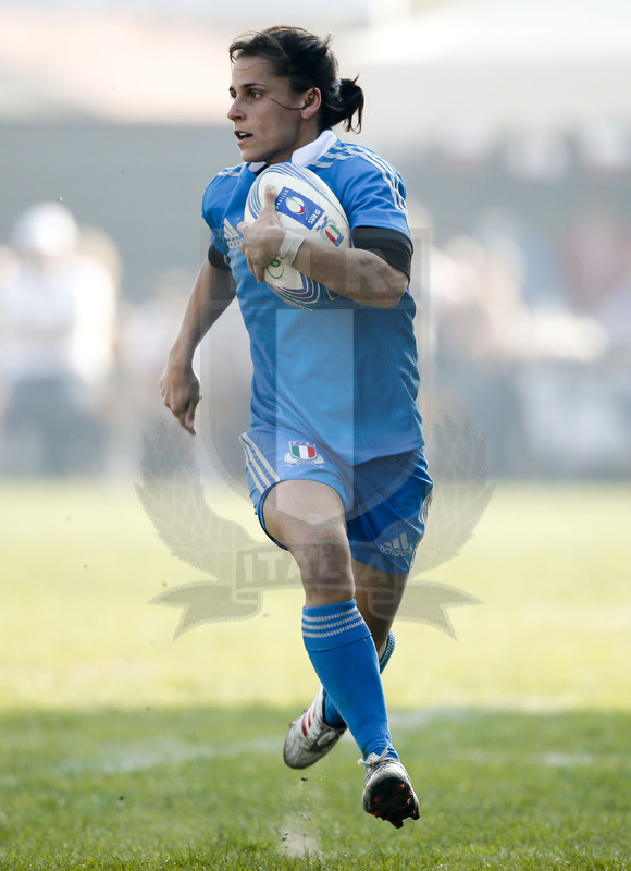 RBS 6 Nazioni Femminile 2014, Rovato (BS), Stadio Giulio e Silvio Pagani, 16-03-2014, Italia v Inghilterra. Sara Barattin. Foto: Roberto Bregani