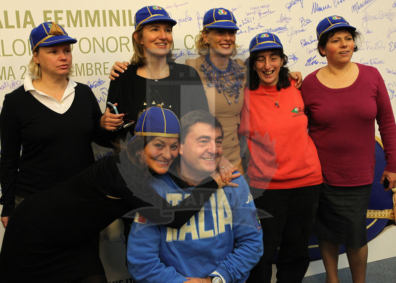 Cerimonia di consegna dei Cap alle atlete delle Nazionali femminili, Roma, salone d\