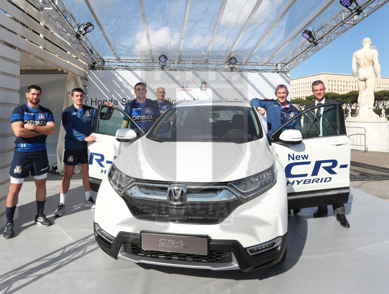 Roma, stadio Olimpico 08/02/2019, conferenza stampa per la firma dell’accordo di sponsorizzazione fra Honda Italia e Fir, e consegna vetture ufficiali, Foto Daniele Resini/Fotosportit