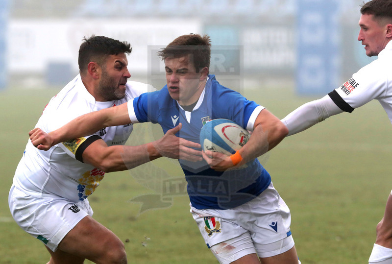 Test match, Parma, stadio Lanfranchi 18/12/2021, Italia Emergenti v Romania, Manfredi Albanese Ginammi. Foto Daniele Resinii/Fotosportit