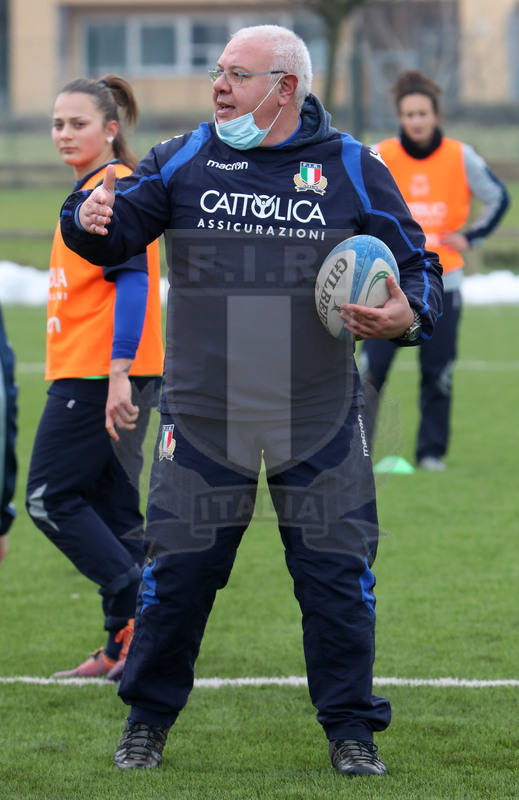 Guinness Sei Nazioni 2021, Parma, Cittadella del Rugby 09/01/2021, raduno Nazionale Donne, sessione di allenamento, l\