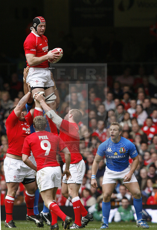 Rbs Sei Nazioni 2008, Cardiff, Millennium Stadium 23/02/2008, Galles v Italia, Foto Daniele Resini/Fotosportit