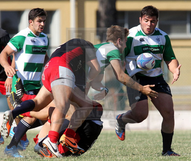 Campionato italiano U18, Finale, Bologna 08/06/2012,Treviso v Colorno, Edoardo Ferraro riceve palla da Sperandio.