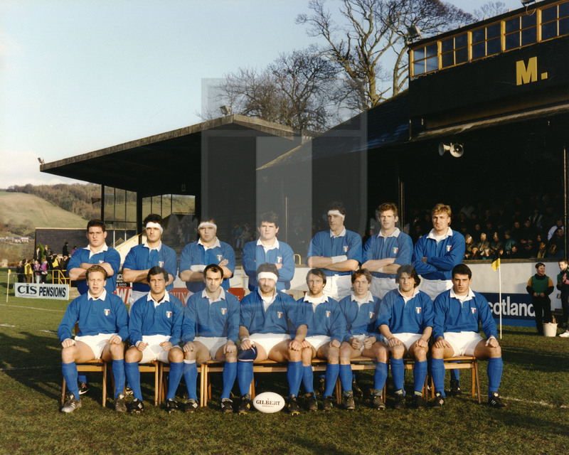 Test match 1992, Melrose 19/12/1992, ScoziaA v Italia.