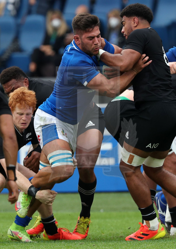 Autumn Nations Series 2021, Roma, Stadio Olimpico, 06/11-2021, Itallia vs Nuova Zelanda.Foto Daniele Resini/Fotosportit
