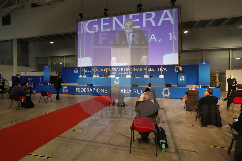 Assemblea generale ordinaria elettiva Fir, Roma, Nuova Fiera di Roma 13/03/2021. Foto Daniele Resini/Fotosportit