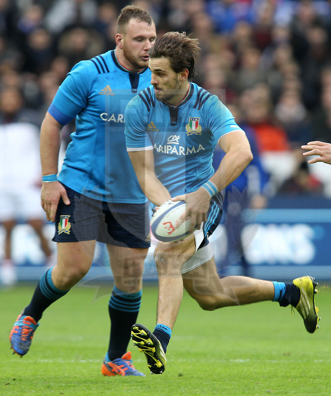 Rbs Sei Nazioni 2016, round 1, Parigi, Stade de France 06/02/2016, Francia v Italia, Mattia Bellini. Foto Daniele Resini/Fotosportit