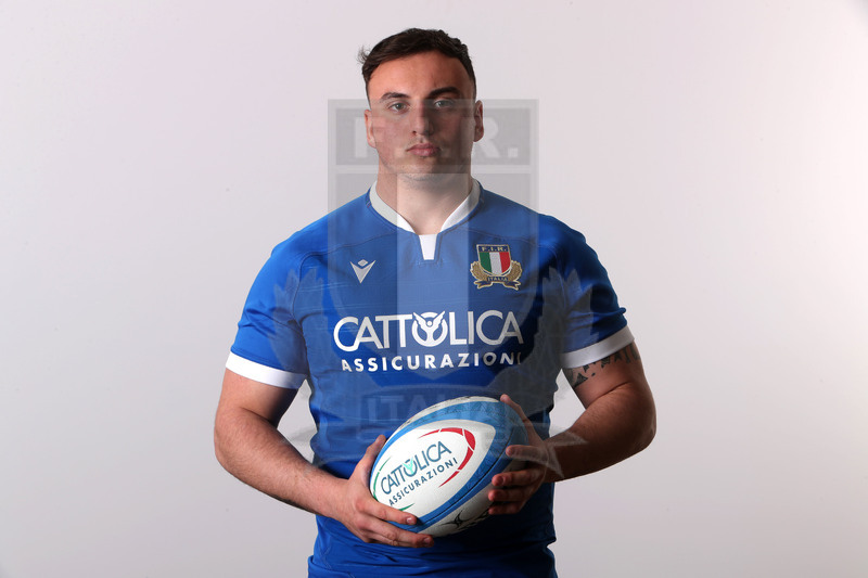 Guinness Sei Nazioni 2021, Roma, Centro Coni Giulio Onesti 29/01/2021, raduno della Nazionale maggiore, ritratti e nuovi profili di atleti e staff, Marco Manfredi.