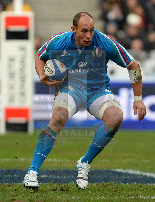 RBS 6 Nazioni, round 2, 09-02/2014, Parigi Stade De France, Francia v Italia, Sergio Parisse. Max Pratelli/Fotosportit