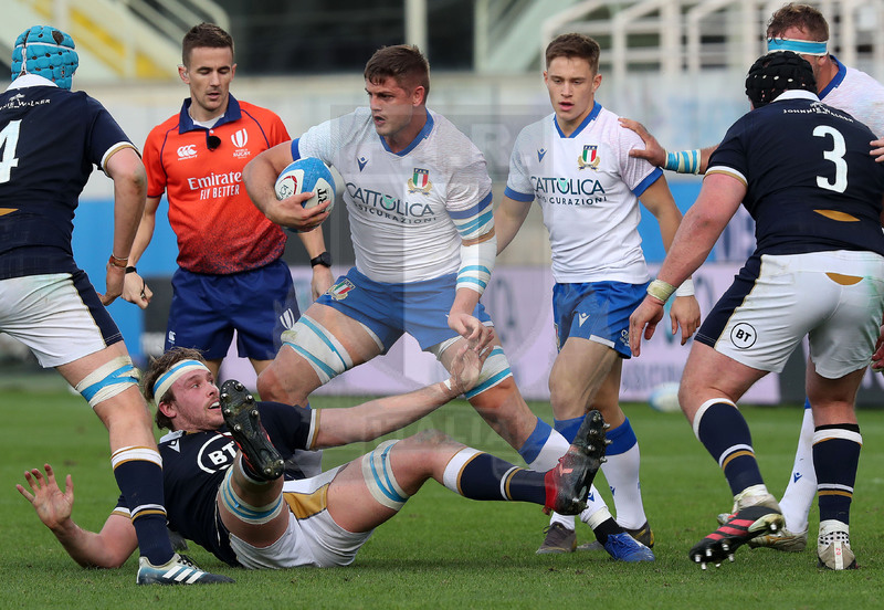 Autumn Nations Cup, Cattolica Test match 2020, Firenze, stadio Lanfranchi 14/11/2020, Italia v Scozia, Foto Daniele Resini/Fotosportit