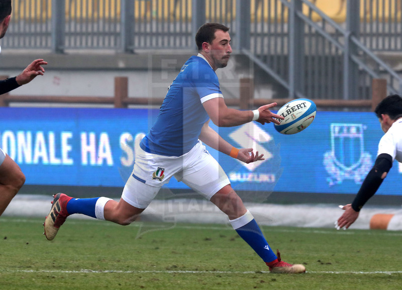 Test match, Parma, stadio Lanfranchi 18/12/2021, Italia Emergenti v Romania, Michelangelo Biondelli. Foto Daniele Resinii/Fotosportit