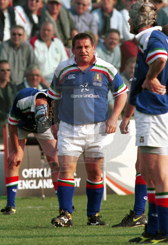 Lloyds TSB Sei Nazioni 2000, Round 4, Roma, stadio Flaminio 18/03/2000, Italia v Inghilterra, Massimo Cuttitta. Foto Daniele Resini/Fotosportit