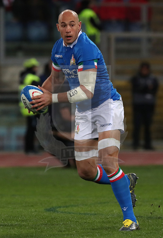 Guinness Sei Nazioni 2019, Round 2, Roma, Stadio Olimpico 09/02/2019, Italia v Galles, Sergio Parisse. Foto Daniele Resini/Fotosportit