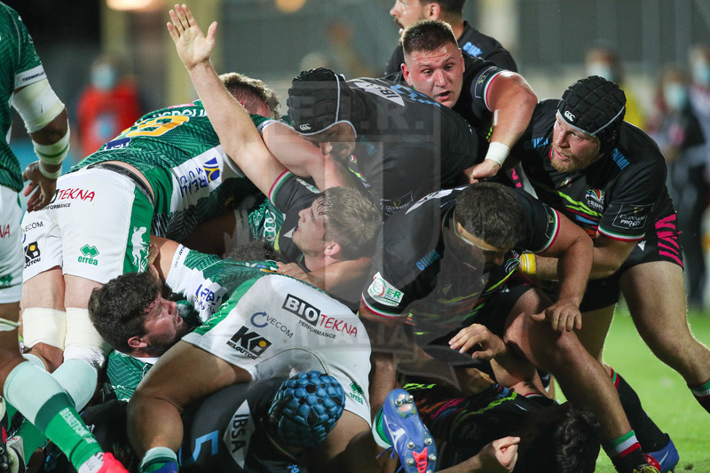 Guinness PRO14 Rainbow Cup 2020-2021, Parma, Stadio Lanfranchi, 7//05/2020, Zebre vs Benetton. Lotta in maul. Foto: Roberto Bregani/Fotosportit