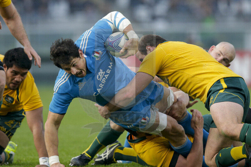 Cariparma Test Match 2013, Torino, Stadio Olimpico, 9-11-2013, Italia v Australia. Alessandro Zanni in azione Foto Roberto Bregani