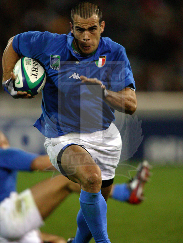 Rugby World Cup 2003, Pool D, Canberra, Canberra Stadium 21/10/2003, Galles v Italia, Gonzalo Canale. Foto Daniele Resini/Fotosportit