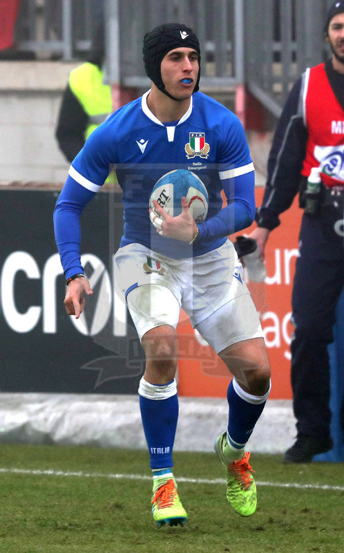 Test match, Parma, stadio Lanfranchi 18/12/2021, Italia Emergenti v Romania, Simone Gesi. Foto Daniele Resinii/Fotosportit