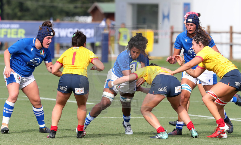Rugby World Cup 2021 Women, Qualifier, Parma, stadio Lanfranchi 25/09/2021, Italia Donne v Spagna Donne.Foto Daniele Resini/Fotosportit