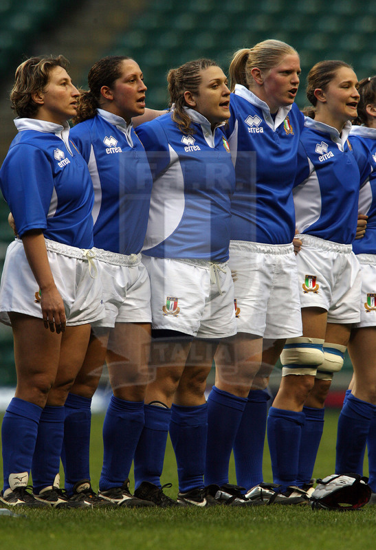 Sei Nazioni Donne 2007, Londra, Twickenham 10/02/2007, Inghilterra Donne v Italia Donne, le Azzurre schierate all\