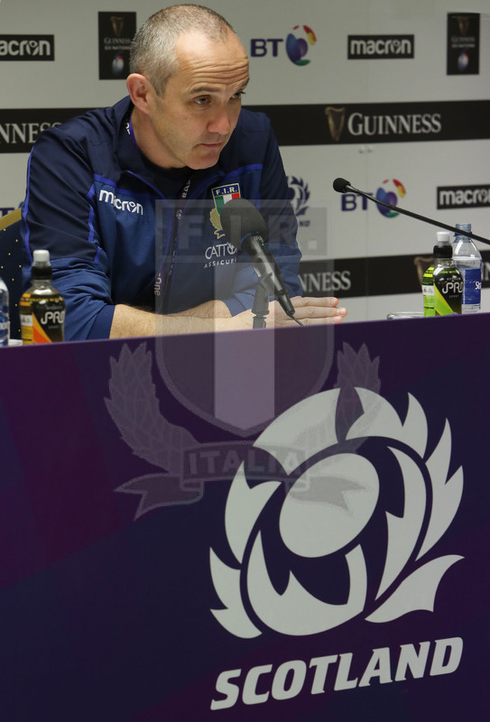 Guinness Sei Nazioni 2018, Round 1, Edimburgo, Murrayfield 02/02/2019, Scozia v Italia, conferenza stampa post partita, Conor O\