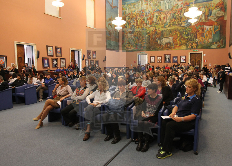 Cerimonia di consegna dei Cap alle atlete delle Nazionali femminili, Roma, salone d\