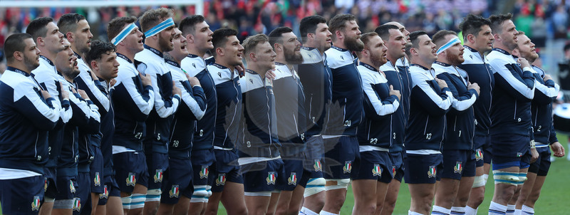 Guinness Sei Nazioni 2020, Round 3, Roma, Stadio Olimpico 22/02/2020, Italia v Scozia, Azzurri all\