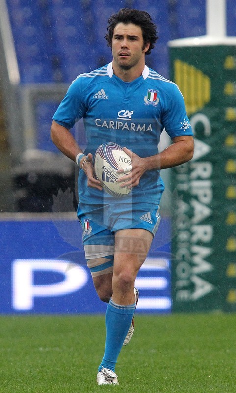 Cariparma test match 2013, Roma 23/11/2013, Italia v Argentina, Luke McLean. Foto Daniele Resini/Fotosportit