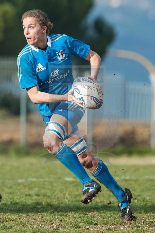 RBS 6 Nazioni Femminile 2013, Benevento, Campo Pace Vecchia, 24-02-2013, Italia v Galles. Alice Trevisan.