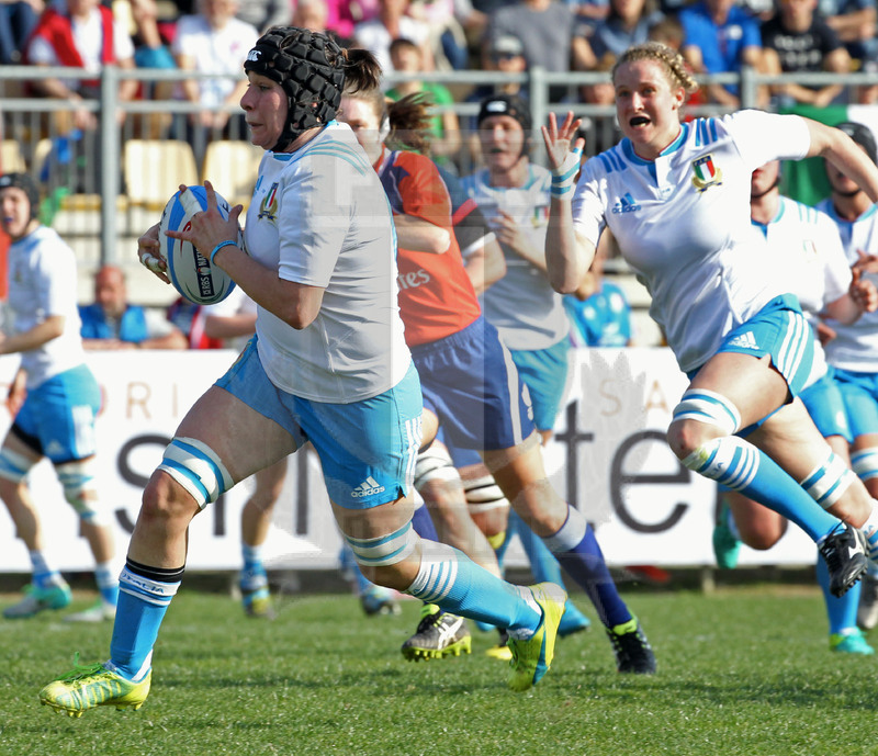 RBS Sei Nazioni Donne 2017, Parma, stadio Sergio Lanfranchi 12/03/2017, Italia Donne v Francia Donne, Ilaria Arrighetti. Foto Daniele Resini/Fotosportit