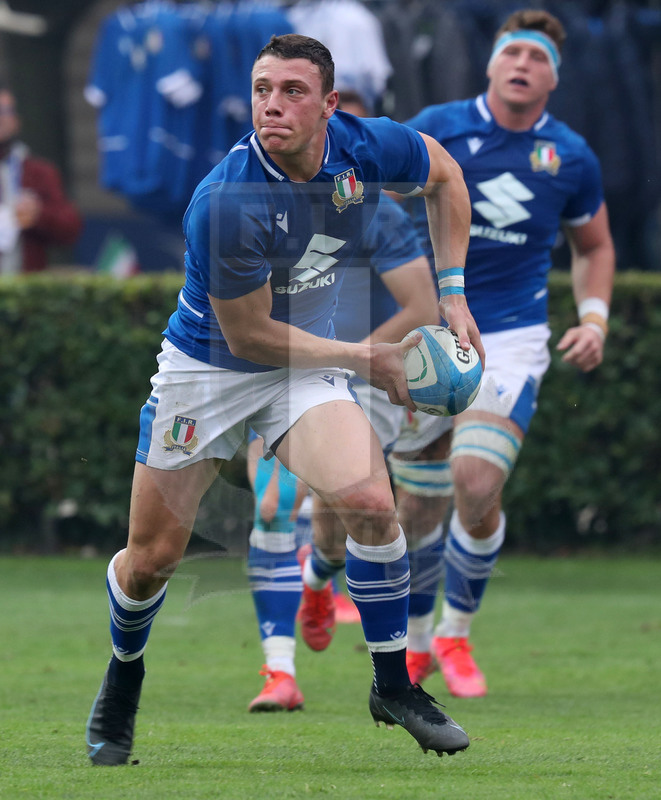 Autumn Nations Series 2021, Treviso, stadio di Monigo 13/11/2021, Italia v Argentina, Paolo Garbisi. Foto Daniele Resini/Fotosportit