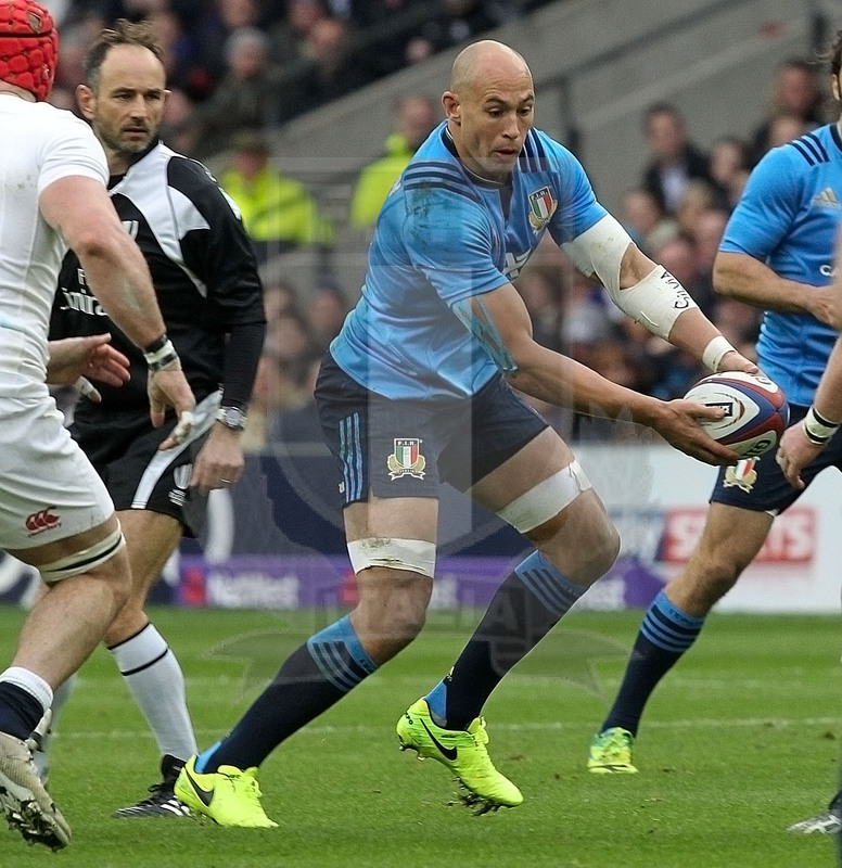 RBS Sei Nazioni 2017, Londra, Twickenham 26/02/2017, Inghilterra v Italia, Sergio Parisse. Foto Daniele Resini/Fotosportit