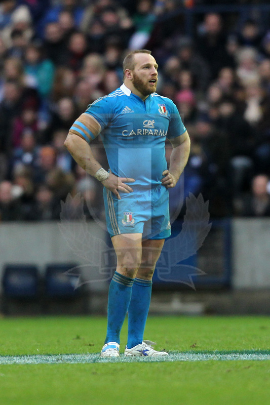 RBS 6 NAZIONI , Edinburgo 09-02-2013 , Scozia v. Italia , Leonardo Ghiraldini