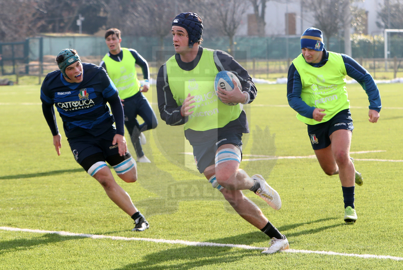 Sei Nazioni 2021, Parma, Cittadella del Rugby 12/01/2021, raduno della Nazionale U20, sessione di allenamento,