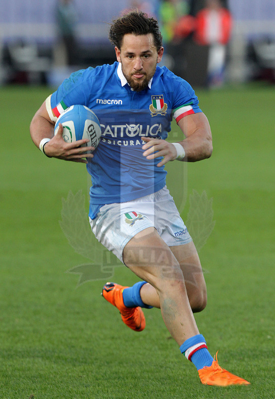 Cattolica Test Match 2018, Firenze, stadio Artemio Franchi 10/11/2018, Italia v Gorgia, Michele Campagnaro. Foto Daniele Resini/Fotosportit