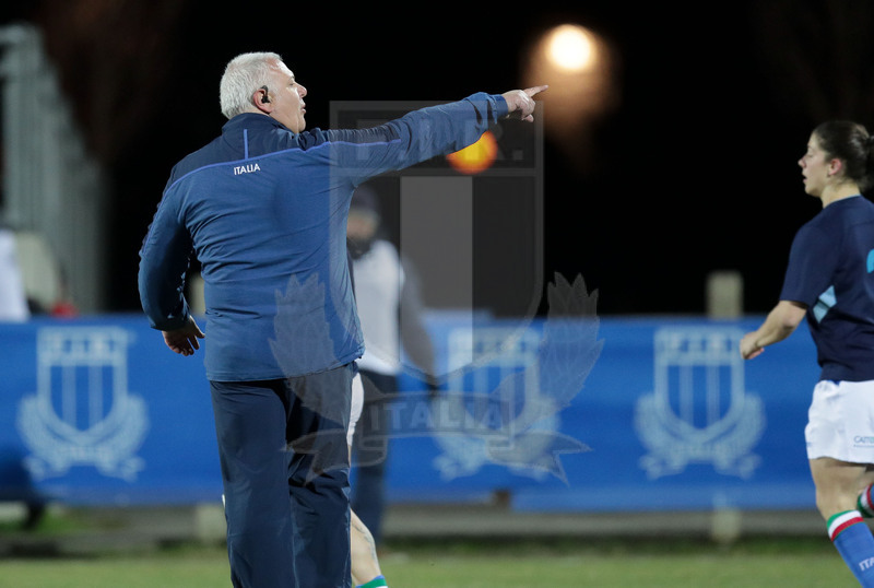 Guinness Sei Nazioni 2019 Donne, Round 3, Parma, Stadio Lanfranchi, 23/02/2019, Italia Donne v Irlanda Donne. Andrea Di Giandomenico durante il warm-up. Foto Roberto Bregani/Fotosportit