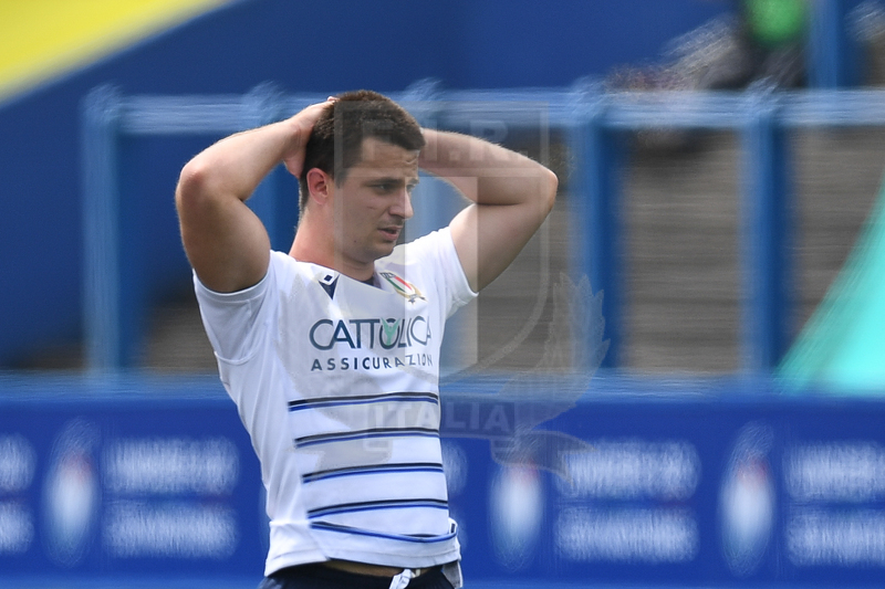 Guinness Sei Nazioni U20 2021, Cardiff, Arms Park 01/07/2021, Italia U20 v Scozia U20, Filippo Drago.