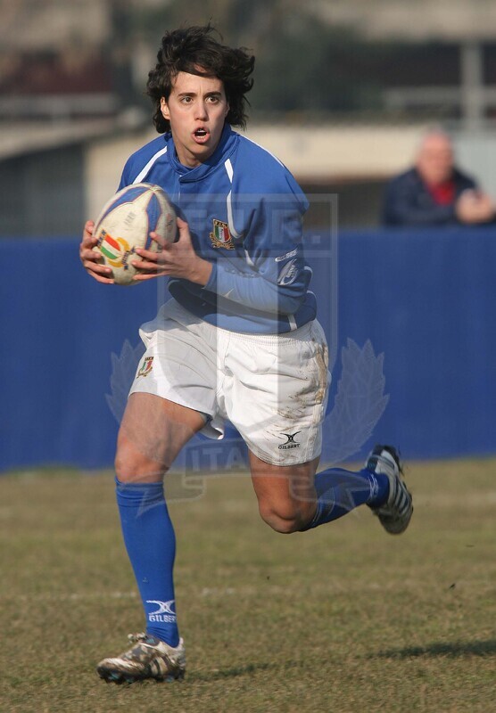 Sei nazioni Donne 2011, Rovigo, stadio Battaglini 2011/02/06, Italia v Irlanda, Manuela Furlan. Foto Daniele Resini/Fotosportit