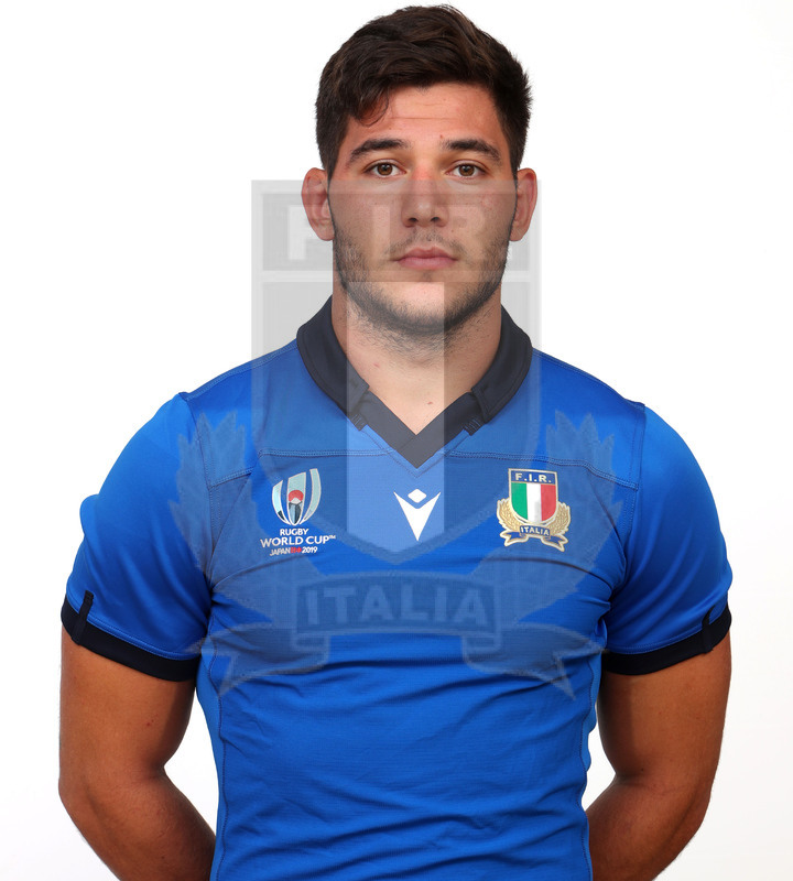 Rugby World Cup 2019, Pergine (Valsugana) 12/07/2019, raduno della Nazionale maggiore, profili individuali di atleti e staff, Renato Giammarioli, Terza Linea, Zebre Rugby Club, 3 cap.