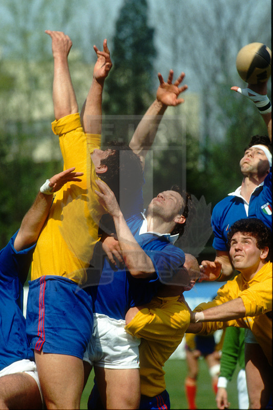 Coppa Europa Fira 1992, Rovigo, stadio Battaglini 18/04/1992, Italia v Romania,