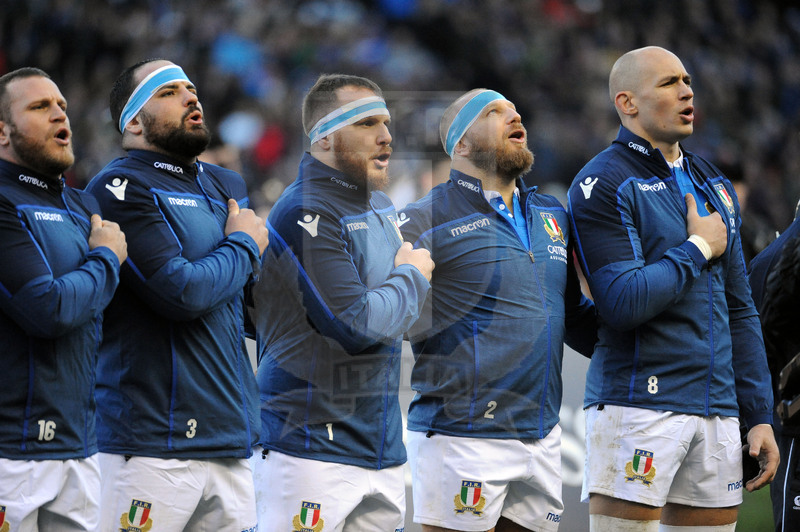 Guinness Sei Nazioni 2018, Round 1, Edimburgo, Murrayfield 02/02/2019, Scozia v Italia, Azzurri all\