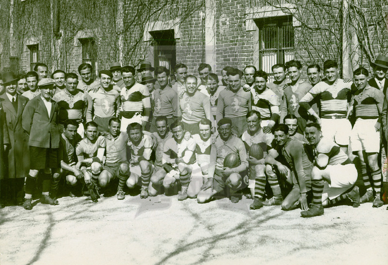 Incontro internazionale di Club, Torino 18/03/1934, Rugby Torino v Chambery. Fondo Raviele, per gentile concessione del Museo delle Civiltà di Roma.