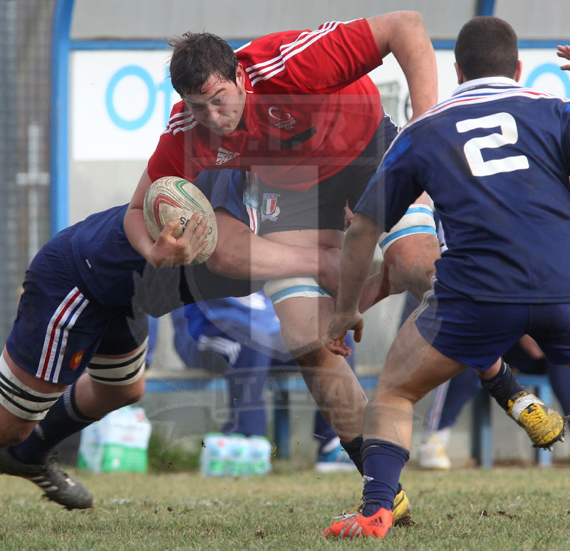 Benevento, 10 gennaio 2014, Nazionale italiana Under 20 v Accademia di Marcoussis, Ugo D\
